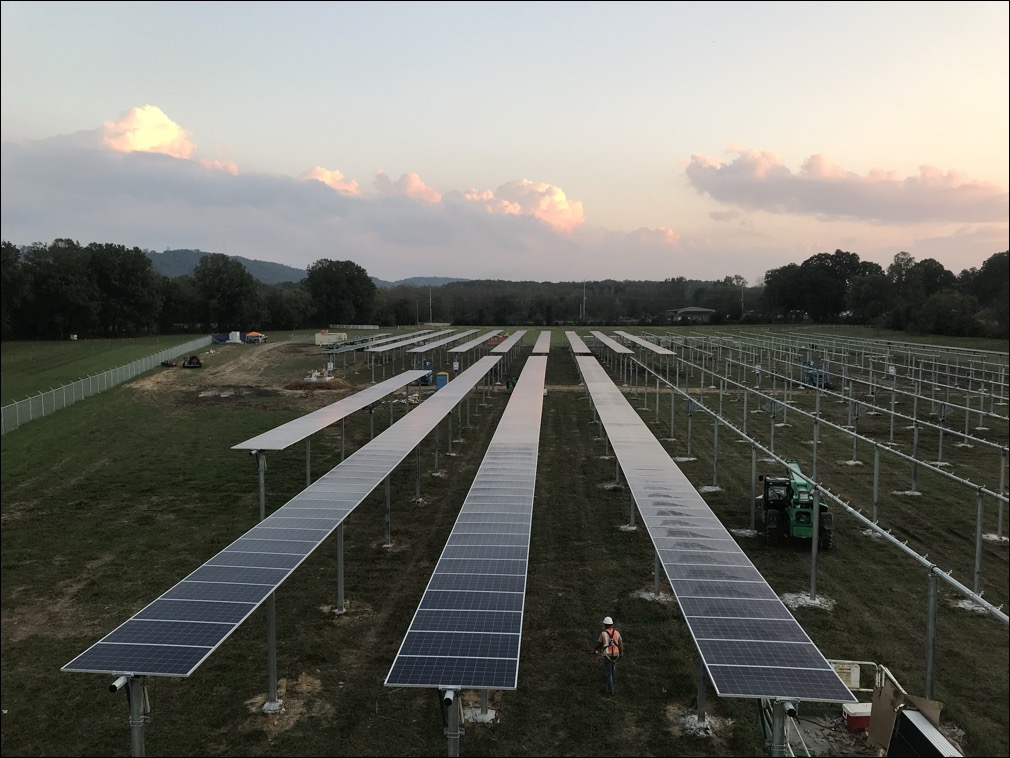 Rossville system under construction